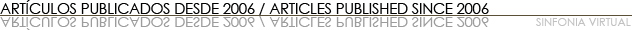 Artículos publicados desde 2006